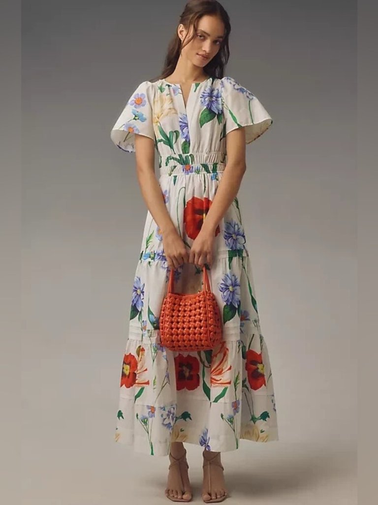 Anthropologie Somerset Maxi Floral